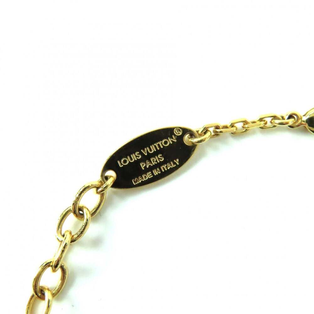 LOUIS VUITTON Gold Monogram Charm Bracelet - Picture 9 of 10